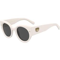 Chiara Ferragni Retro Cat-Eye Sunglasses - White