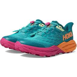 Hoka Kid's Speedgoat Trail Running Shoes in Deep Lake/Ceramic