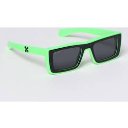 Off-White Jacob Sunglasses Green/Dark Grey