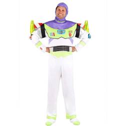 Disguise Adult Deluxe Buzz Lightyear Costume Blue/Green/White