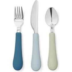 Cam Cam Copenhagen Rainbow Cutlery Set Ocean Mix