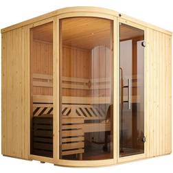 Weka Element-Designsauna Sara 1 Set 2 mit BioS Saunaofen