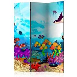 Artgeist Skærmvæg Underwater Fun II 225 x 172 cm Dobbeltsiddet Rumdeler