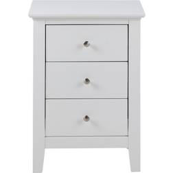 Living Home Linnea White Sengebord 34x45cm