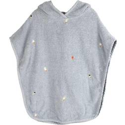 Filibabba Babybadetuch, Badeponcho mit Stickmuster