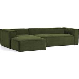 Kave Home Blok Dark Green Soffa 330cm 4-sits