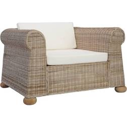 vidaXL Poltrona Con Cuscini In Rattan Naturale MXL 57978