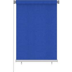 vidaXL Rolgordijn Voor Buiten 100x140 cm HDPE Blauw