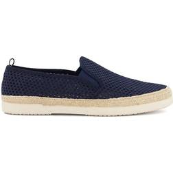 Dune London Fisherr Slip-On Van Canvas - Donkerblauw