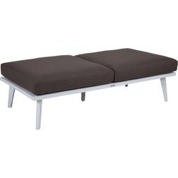 Brafab Villac 2 Sædersofa Modul Hvid/Bistrobrun Pude Modulsofa