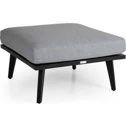 Brafab 1-Sitzer Modul VILLAC Aluminium Schwarz Olefin 100% Polypropylen Grau Modulsofa