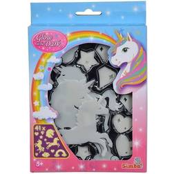 SIMBA DICKIE GROUP Glow in the Dark Unicorn Set 41 pcs. Fjernlager, 5-6 dages levering