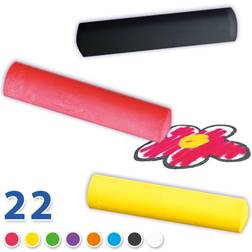 SES Creative Playground Chalk 22pcs Bucket Multi 1 Pack