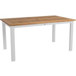 Brafab Gartenesstisch Lyon 152-210 cm Weiß