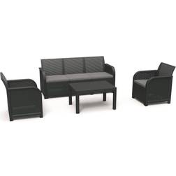 Keter Gartenlounge, Rosalie 3 Sitze Lounge-Set