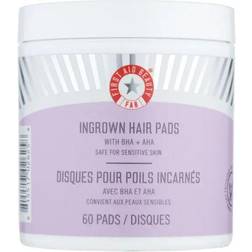 First Aid Beauty Ingrown Hair Pads with BHA aha 60 Pads
