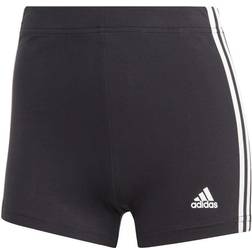 adidas Essentials 3-Stripes Single Jersey Booty Shorts Women - Black/White