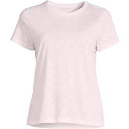 Casall Soft Texture Tee - Nectar Pink