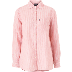 Lexington Isa Linen Shirt - Pink/White Stripe