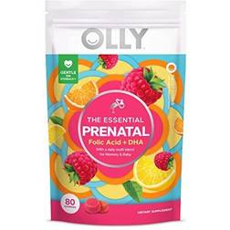 Olly The Essential Prenatal Folic Acid + DHA Gummies Sweet Citrus