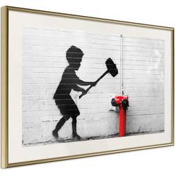 Artgeist Banksy: Hammer Boy Poster