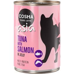 Cosma Asia Em Gelatina 12 x 400 g - Frango Com Atum