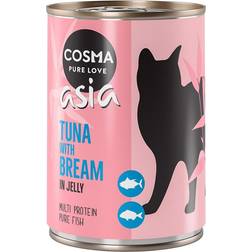 Cosma Tonijn met Brasem in Gelei Kattenvoer 6 x 400 g