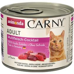 Animonda Carny Adult 12 x 200 g Umido per Gatto - Cocktail Multicarne