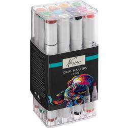 Nassau Fine Art Fine Art Dual-tip Marker 12-sæt