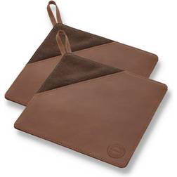 Pillivuyt Gourmet 20.5x20.5 cm Lot De 2 Cuir Marron Plat à Four