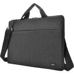 Deltaco Stilrent laptopfodral för 13–14-tums laptops. Fodralet är tillverkat av 95% återvunnet material, har en tät passform med vaddering för att skydda mot repor och stötar och har slitstarka handtag och en axelrem för enkel transport, perfekt för pendling elle NV-403