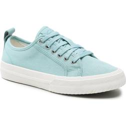 Clarks Textilskor Roxby Lace 26164981 Turquoise Canvas Blå