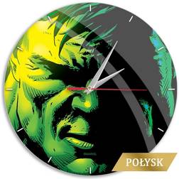 Marvel Hulk Face Glossy Väggklocka