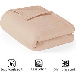 Madison Park Liquid Cotton Luxury Blankets White, Yellow, Pink, Blue, Purple, Green, Gray, Beige (274.3x228.6)