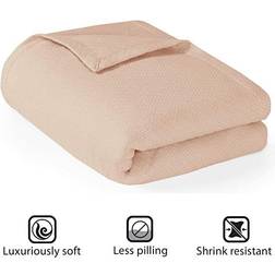 Madison Park Liquid Cotton Luxury Filt Vit, Gul, Rosa, Blå, Lila, Grön, Grå, Beige (274.3x228.6cm)
