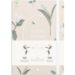 Burde Anteckningsbok A5 Deluxe Floral