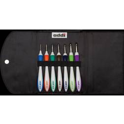 Addi swings 7 crochet hook set 2.0-8.0mm ergonomic soft grip 0064020