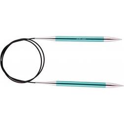 Knitpro Zing Rundpinde Aluminium 60cm 8,00mm 23.6in US11 Emerald