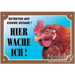 Nobby Sicherheitskennzeichnung, Warntafel Huhn