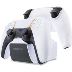 Dreamgear Dual Power Station PlayStation 5 Controllers Charging Dock Charger for PS5