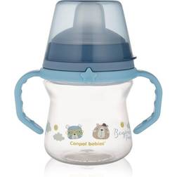 Canpol babies Vaso de silicona FirstCup Bonjour Paris 150ml azul