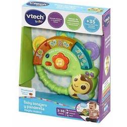 Vtech Musik-rassel baby musik biene lichter interaktives tamburin 12 x 14 x 3