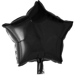 Globos Stjerne Folieballon Sort