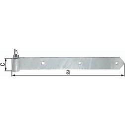 Alberts Ladenband 45 mm L.800 x 45 mm S.5 mm D.16 mm STA TZN Rd GAH