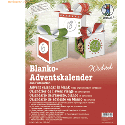 Ursus Ludwig Bähr Adventskalender-Set Geschenkboxen blanko Wichtel 6,1x6,1x6