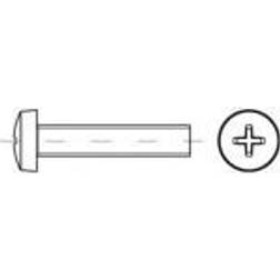 Toolcraft zylindrische schraube TO-5430873 philips iso 7046 tam stahl verzinkt