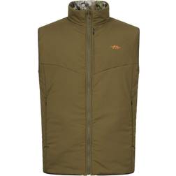 Blaser Men's reversible vest Endeavor - Dark Olive