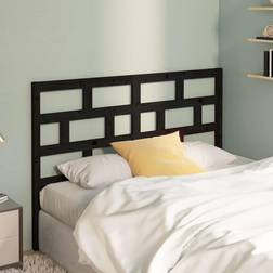 vidaXL black, 166 Pine Bed Headboard