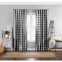Elrene Fönstergardin Med Rutigt Mönster I Lantlig Stil 52 x 84 132.08x213.36cm