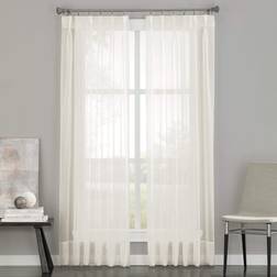 Curtainworks Soho Voile Sheer Pinch Pleat Gardinpanel 73 x 241 cm